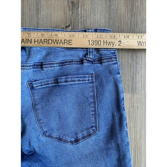 Satin Doll Faded Blue Jeans Size 2P Petite High Rise Skinny Stretch Bodycon - Picture 7 of 8